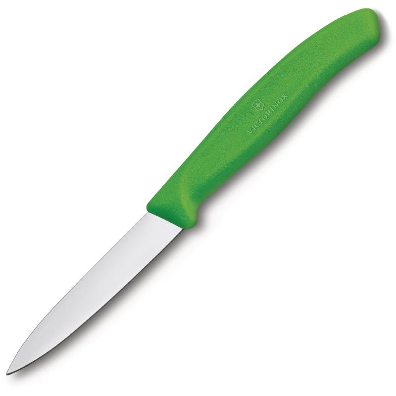 Couteau d\'office vert Victorinox 8cm