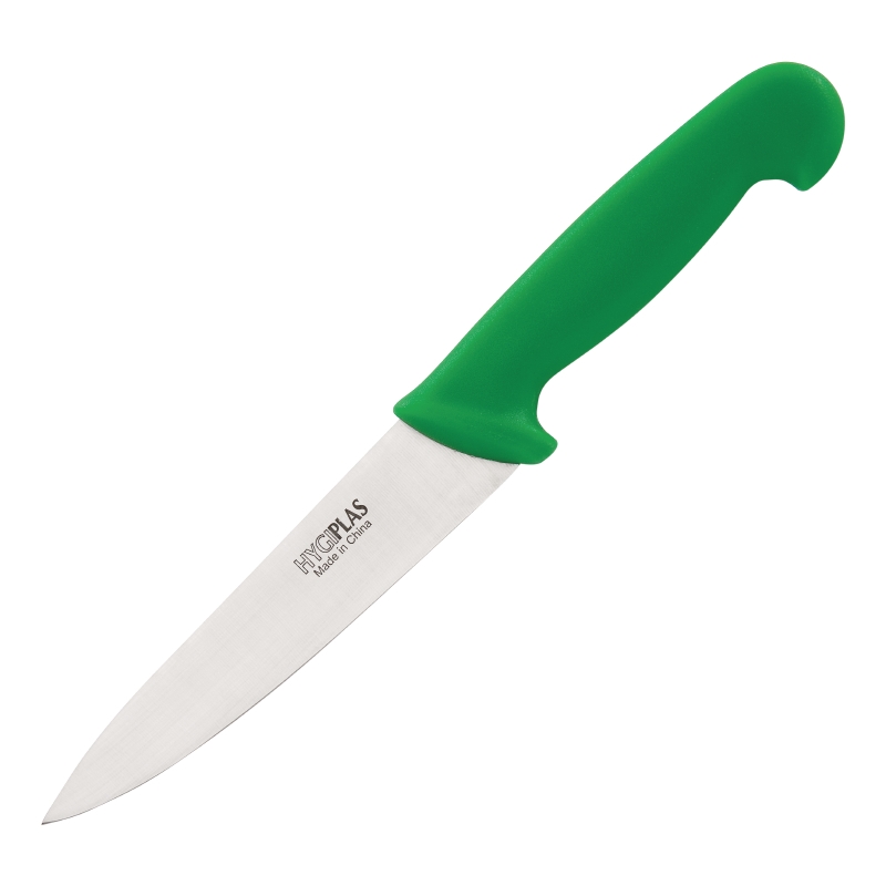 Couteau de cuisinier Hygiplas vert 160mm