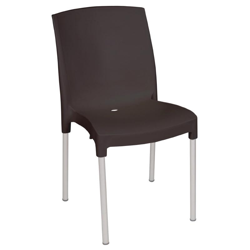 Chaises bistro empilables Bolero noires