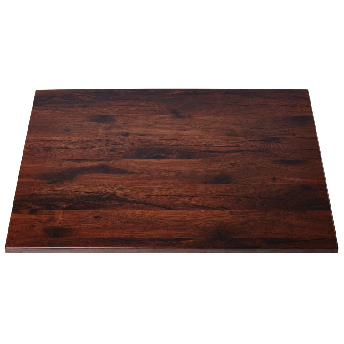 Plateau de table rectangulaire chêne antique Werzalit 1100mm