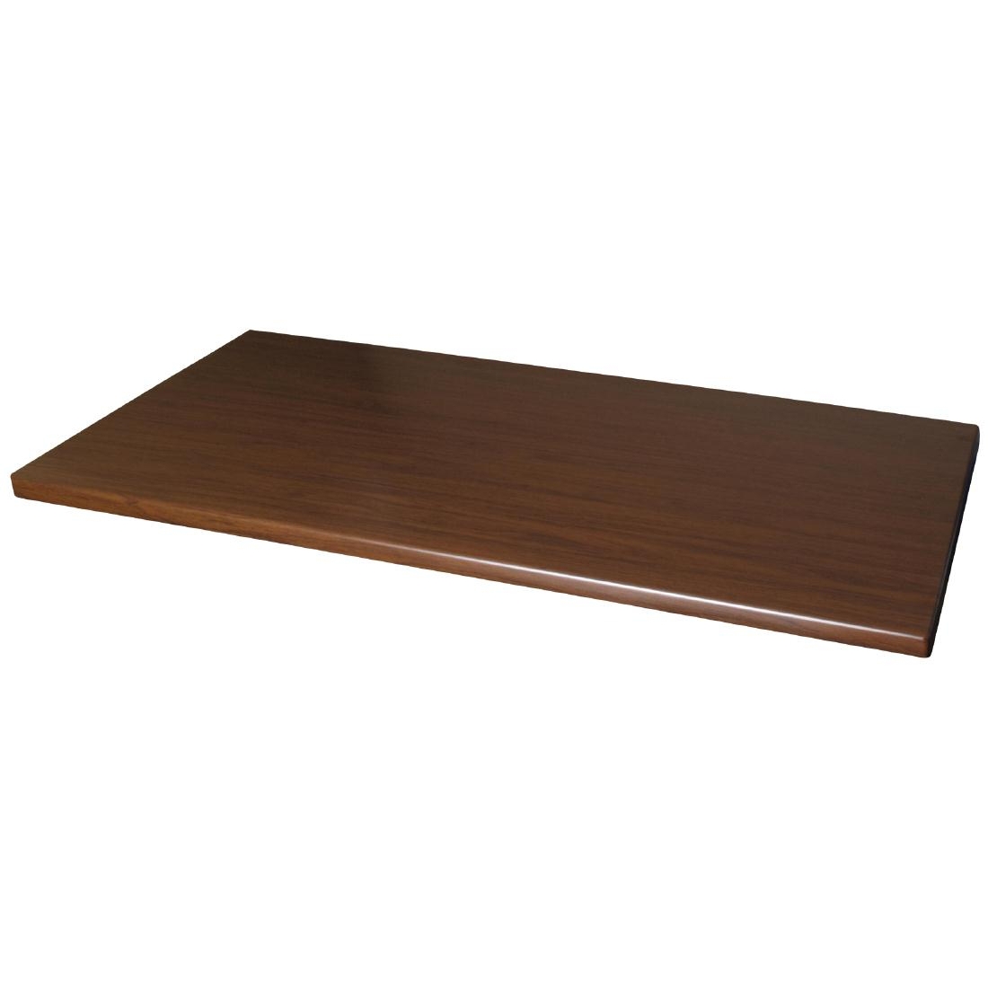 Plateau de table rectangulaire Werzalit noyer 1100mm