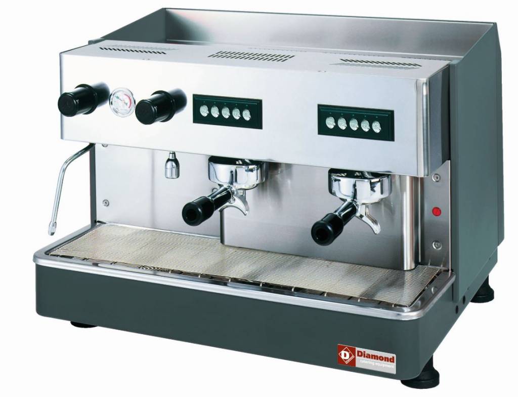 Machine à café expresso 2 groupes, automatique