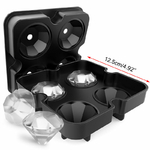 NOUVEAU-4-Cavit-Diamant-Forme-3D-Ice-Cube-Mouliste-Bar-Parti-Silicone-Plateaux-Chocolat-Moule-Cuisine
