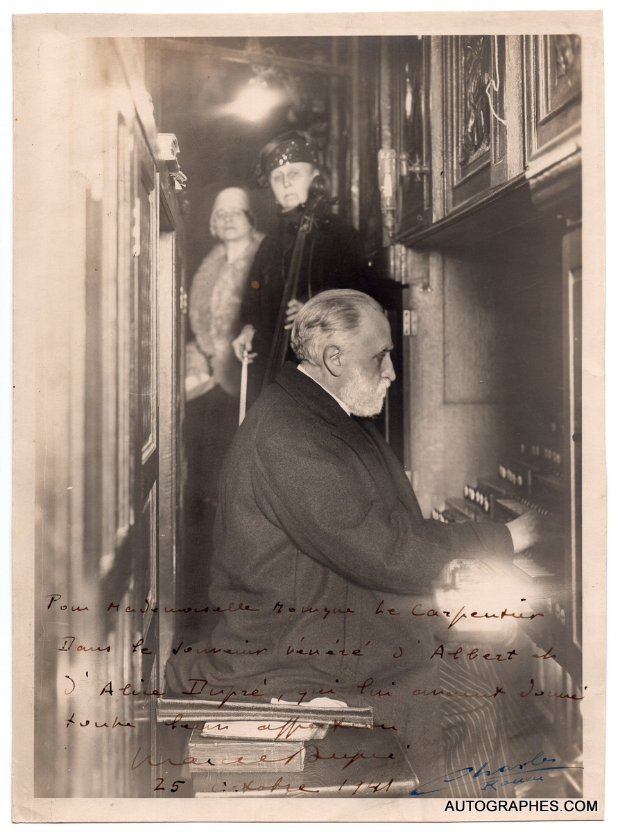 photographie-dedicace-autographe-marcel-dupre-1