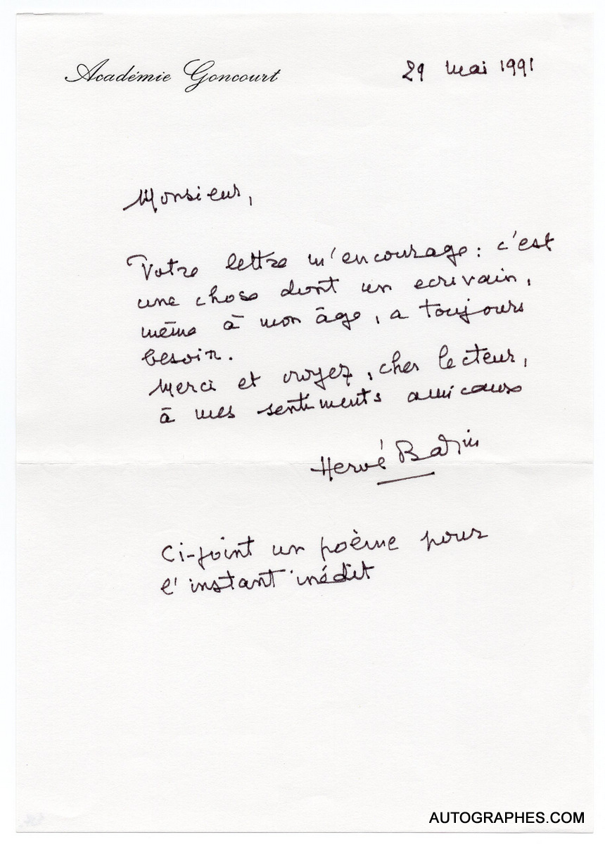 lettre-autographe-signee-herve-bazin-29-mai-1991
