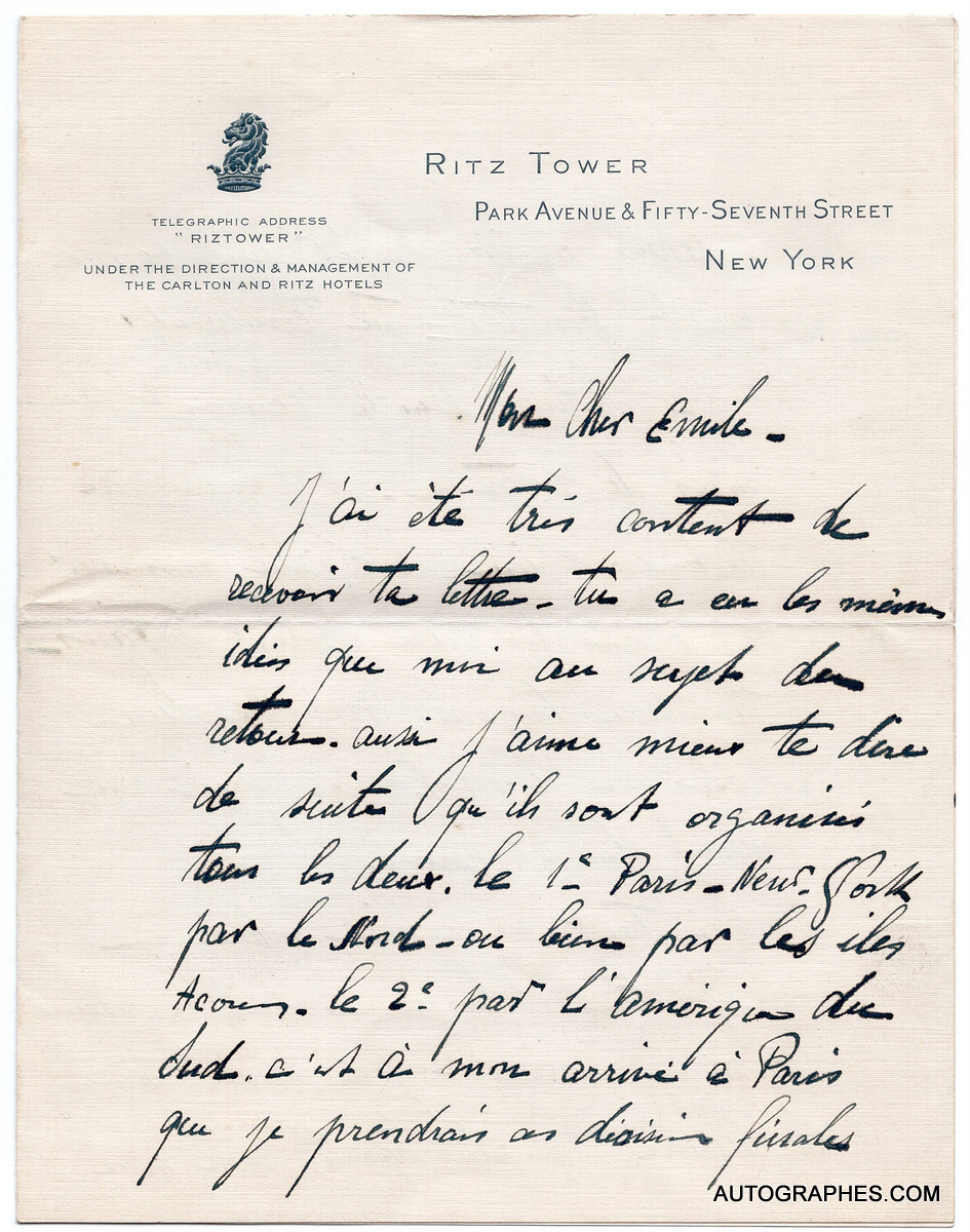 lettre-autographe-signee-rene-fonck-as-des-as-new-york-1927-1