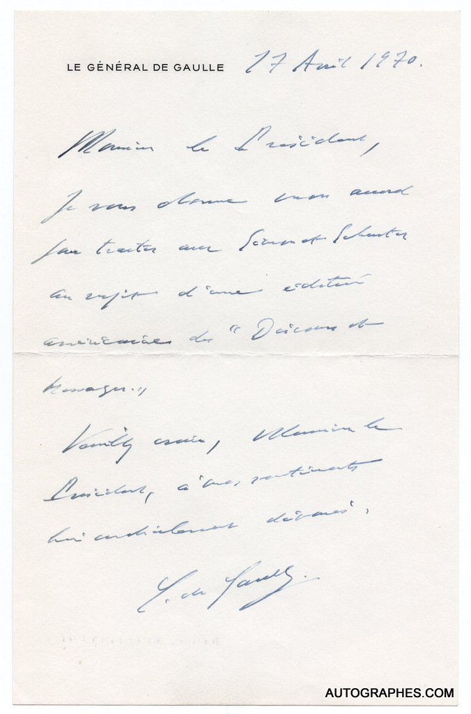 lettre-autographe-signee-general-de-gaulle-27-avril-1972