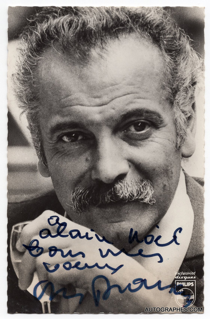 carte-photo-dedicace-autographe-signee-georges-brassens