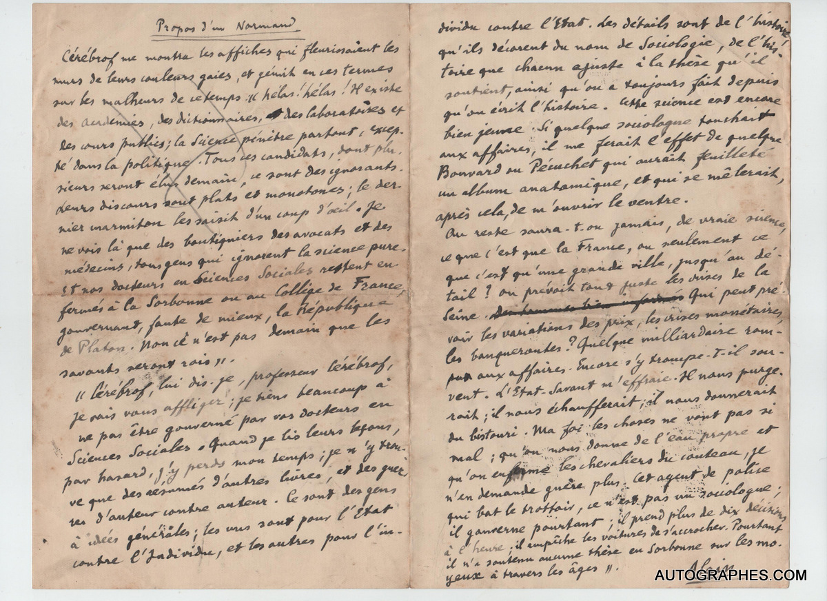 manuscrit-emile-chartier-alain1