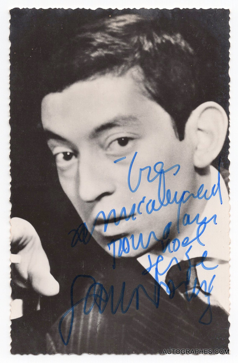 carte-photo-dedicace-autographe-signee-serge-gainsbourg