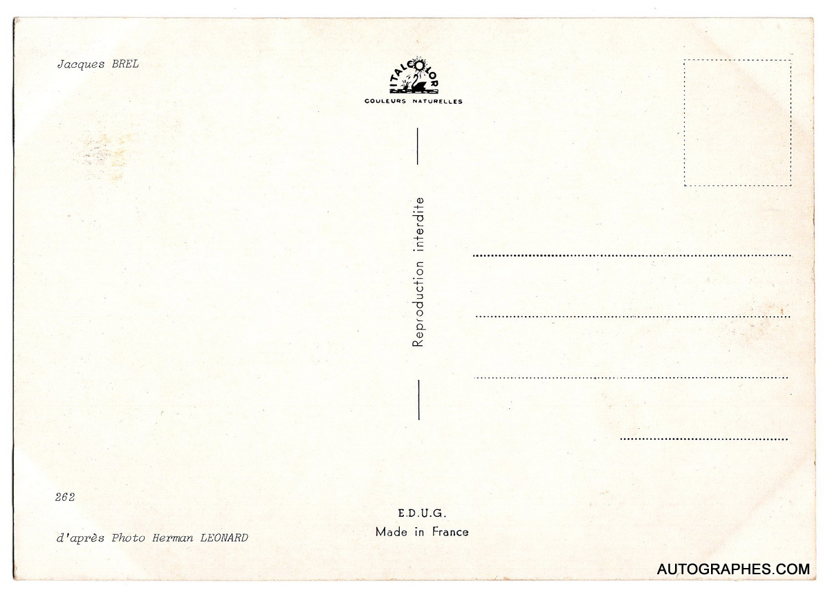 carte-photographique-dedicace-autographe-jacques-brel-noel-bonne-annee-2