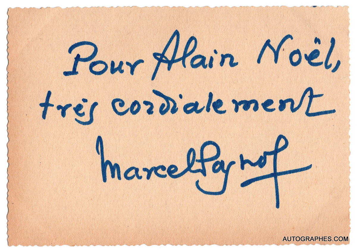 carte-photo-dedicace-autographe-signature-marcel-pagnol-academicien-2