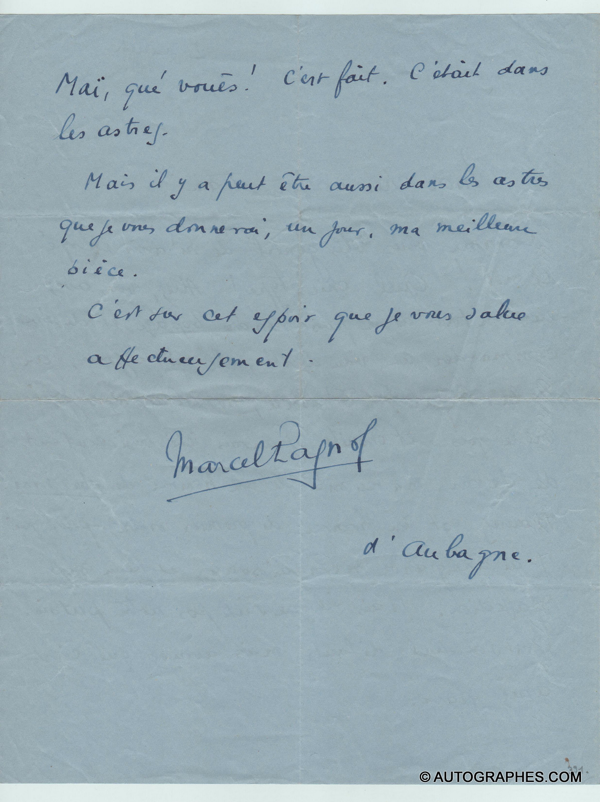 lettre-autographe-signee-marcel-pagnol-quinson-palais-royal-2