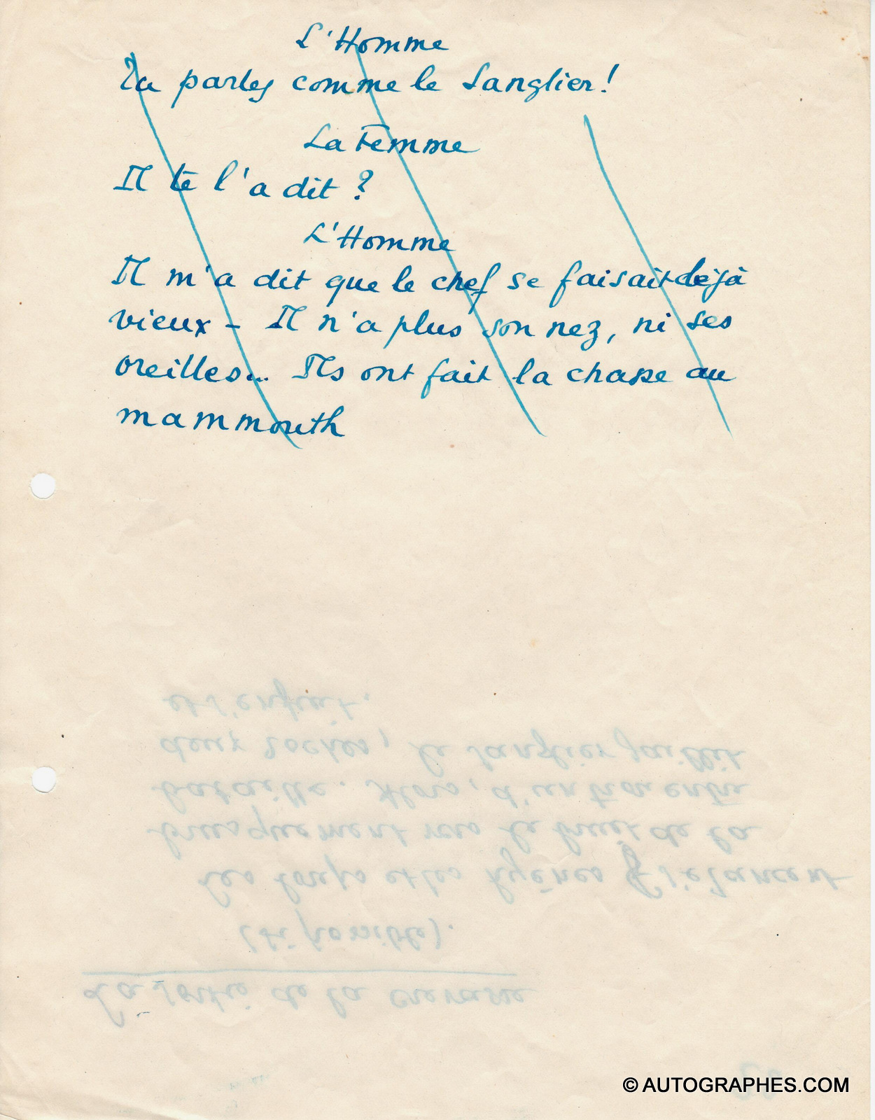 manuscrit-autographe-marcel-pagnol-le-premier-amour-3