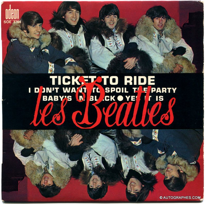 signature-autographe-john-lennon-sur-super-45-tours-Ticket-To-Ride-Beatles-1