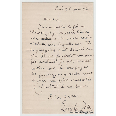 lettre-autographe-signee-emile-zola-roman-lourdes-1894