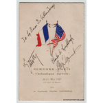 menu-dedicace-autographe-charles-lindbergh-herrick-lyautey-paris-bourget-1927