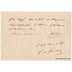 billet-autographe-signe-colonel-de-gaulle-506e-regiment-de-chars-blindés