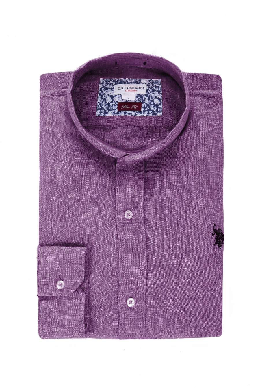 Chemise violette clearance homme