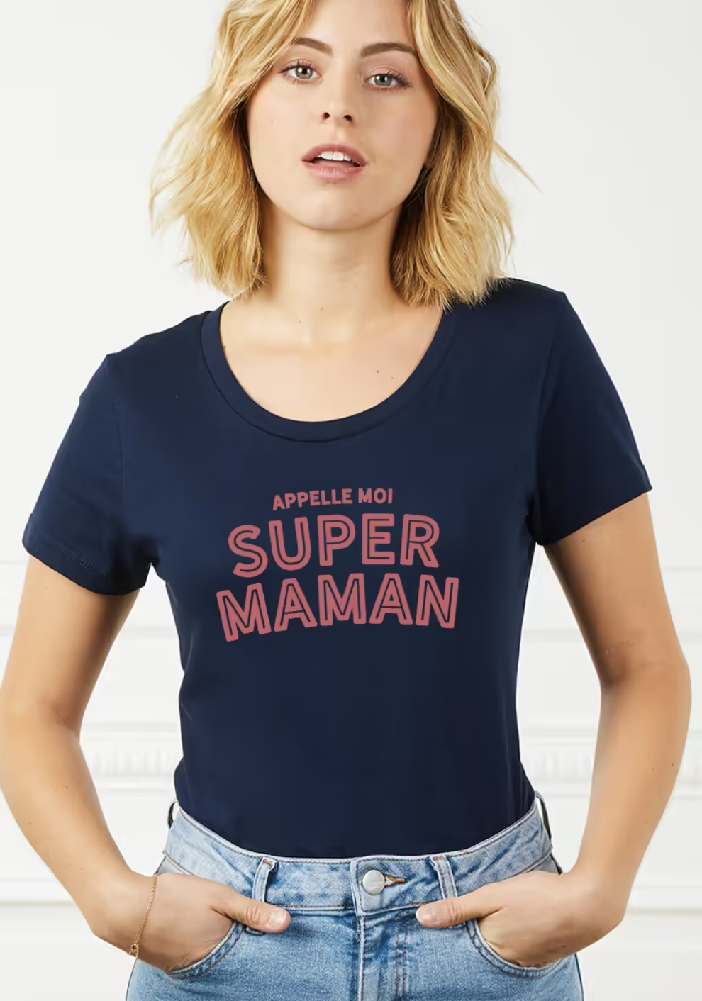 t-shirt appelle moi super maman