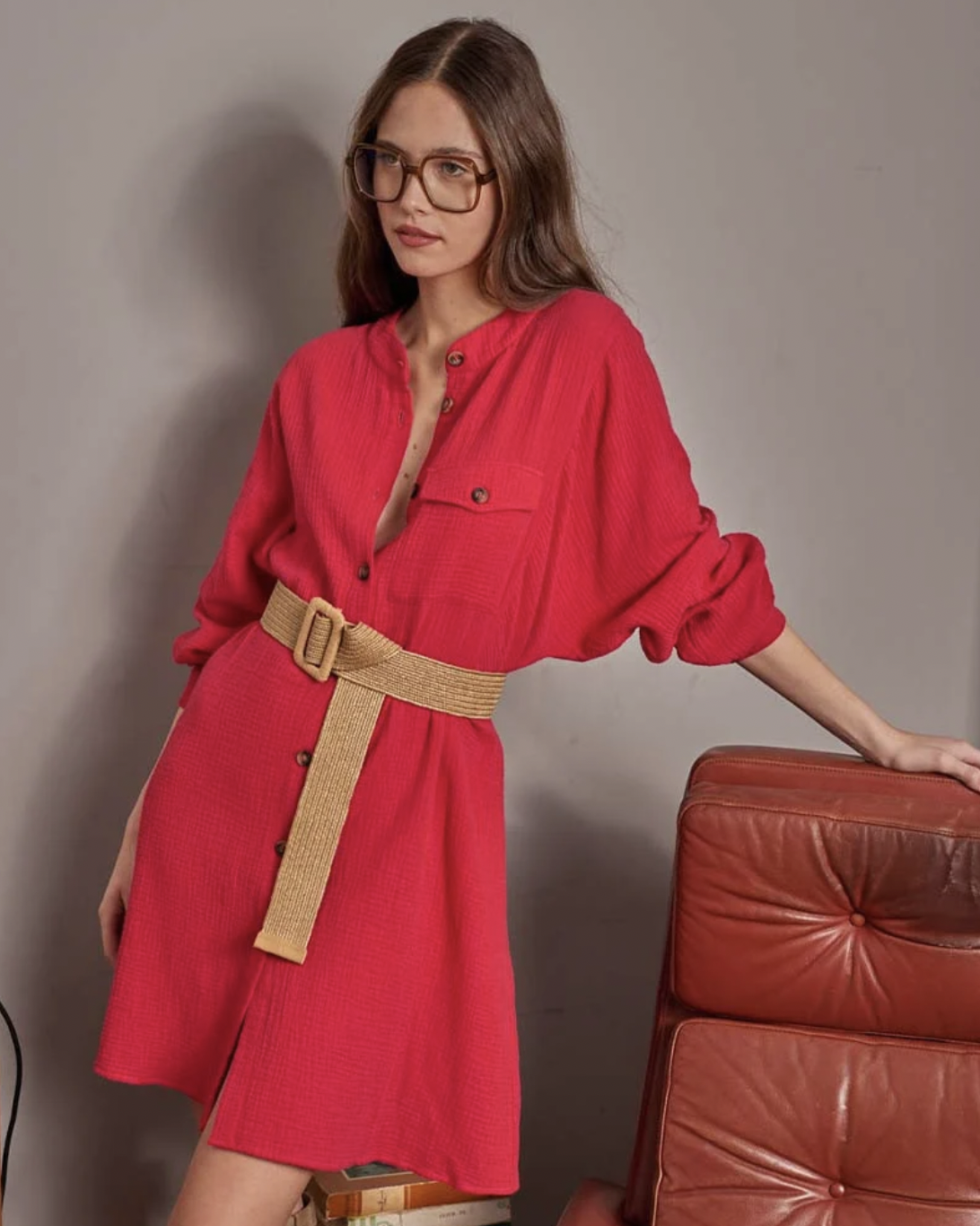 ELOAN_11385 ROBE FUCHSIA