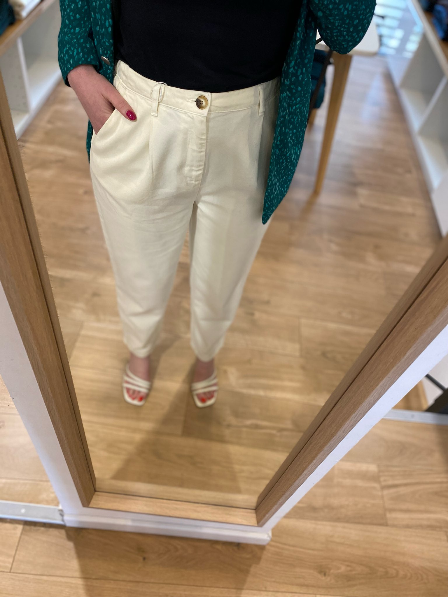 pantalon simeon crème