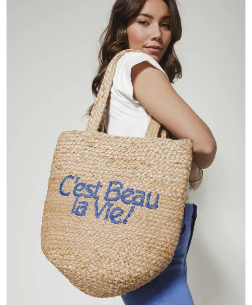 Sac Manille Beige C'EST BEAU LA VIE Accessoires FEMME