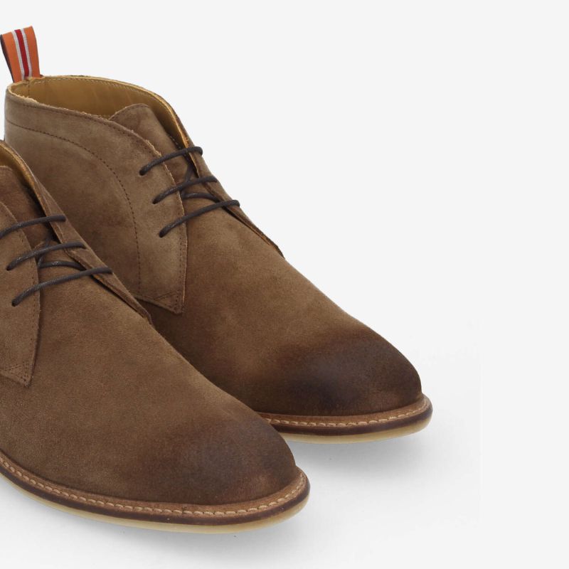 Boots Pilot Desert en daim Marron SCHMOOVE HOMME Prix doux