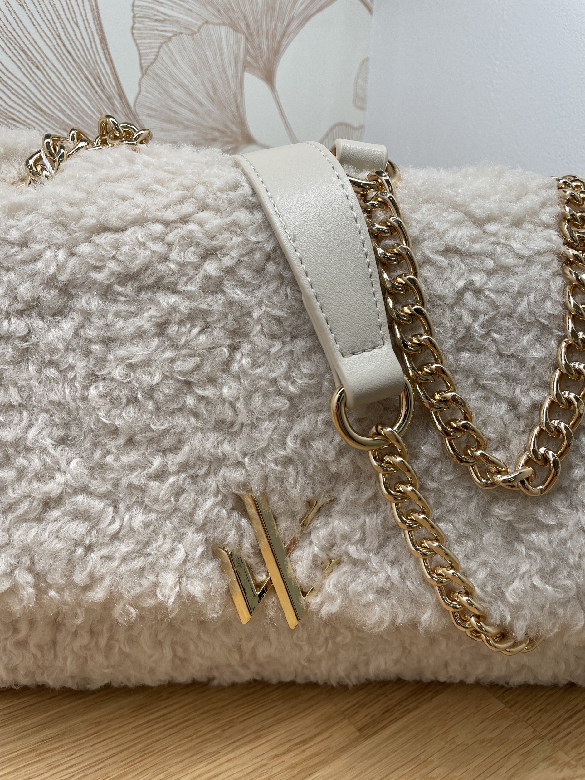 Vanessa Wu Sac A Main Chaine Argent Sac Ophra Ivoire VANESSA WU