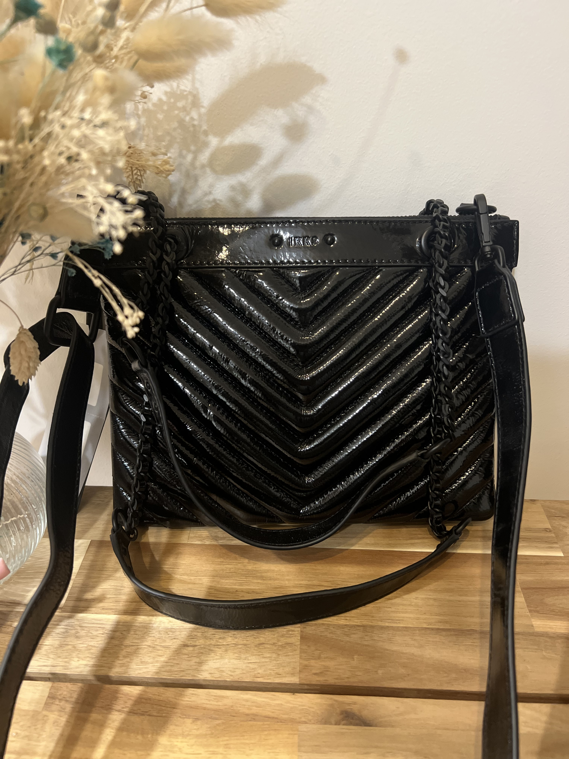 Sac Pochette Sac Ikks Noir Nano Sac Ikks Femme 1440 Ikks Prix Sac - Main Image