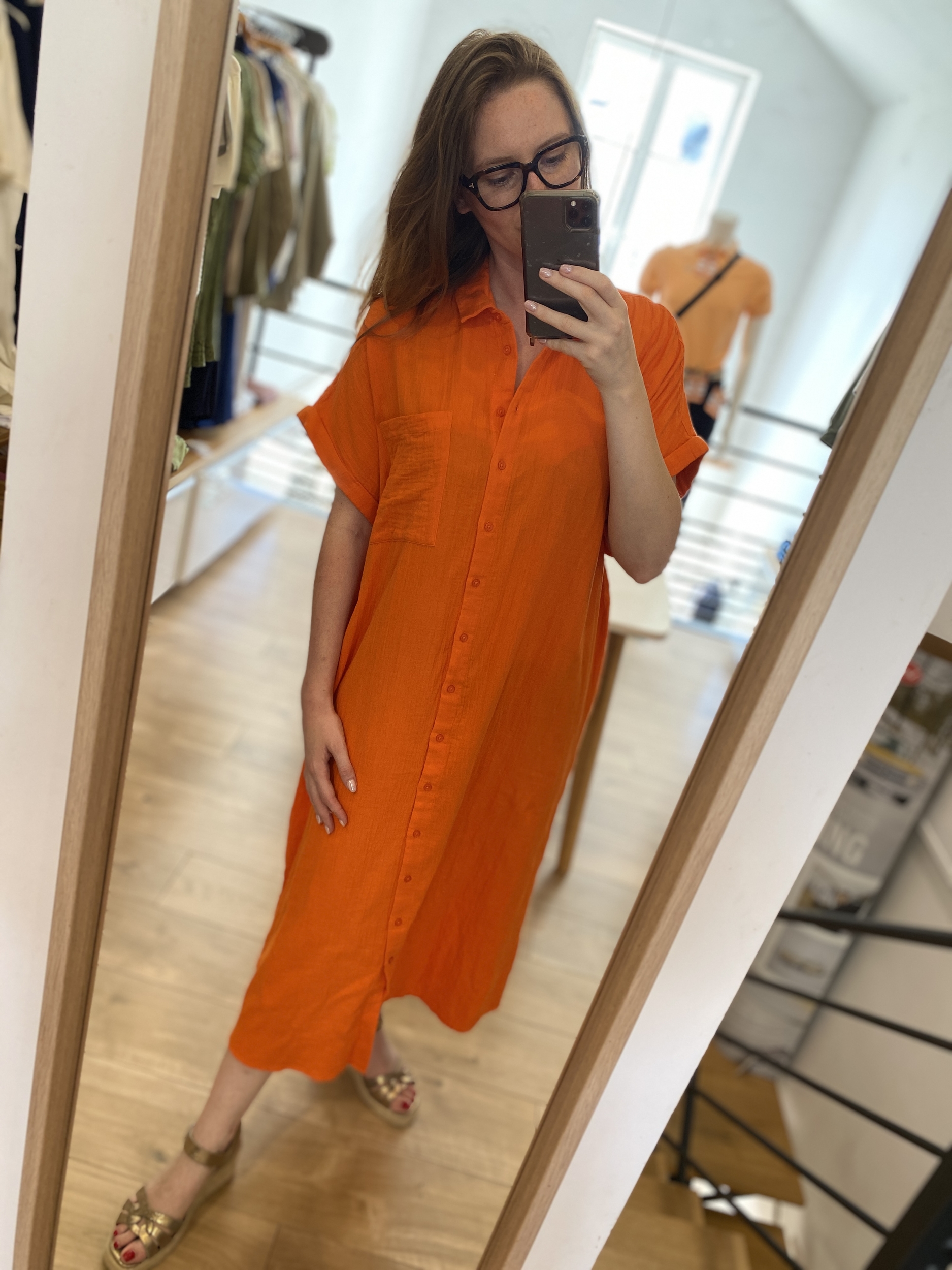 Robe chemise liquette longue Sophane Tonic DES PETITS HAUTS