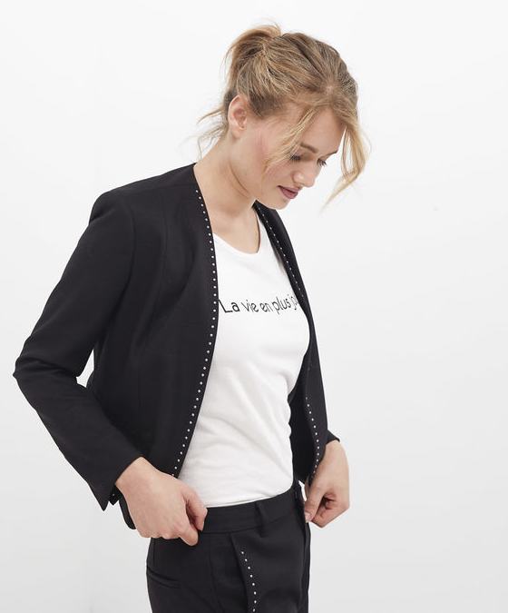 Veste 2024 noire femme