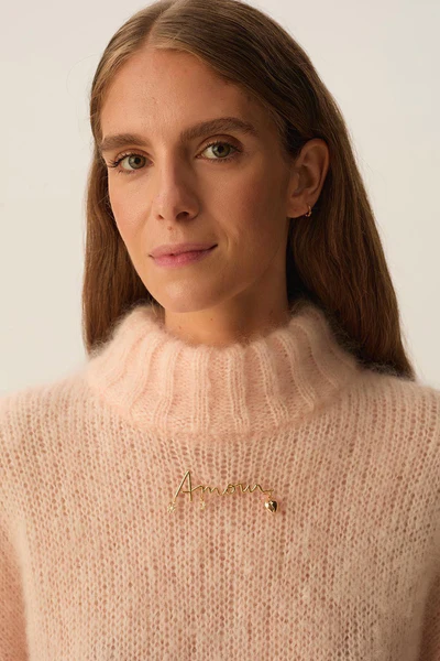 Grande Broche Vintage – Chapeau De Paille En Laiton Doré – Estampé