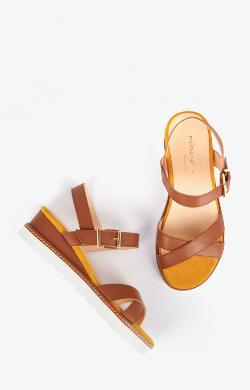 Yellow 5 Talon CmMellow Foili 5 Sandale De Camel OXwk8n0P
