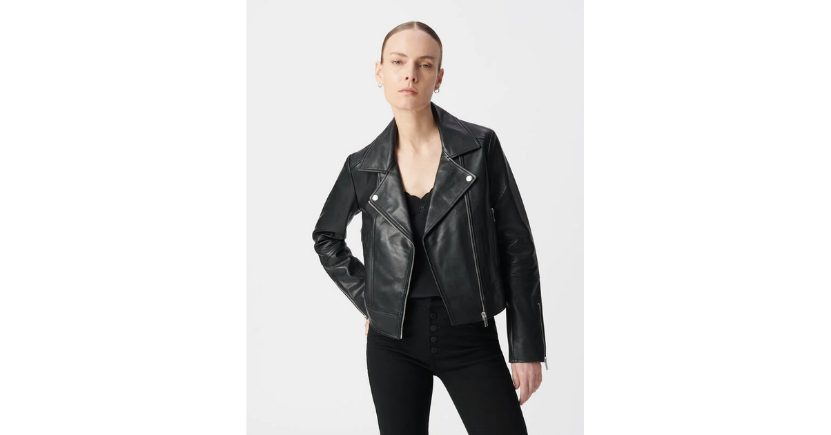 Perfecto Ikks Vetement Blouson Perfecto IKKS Cuir Vêtements