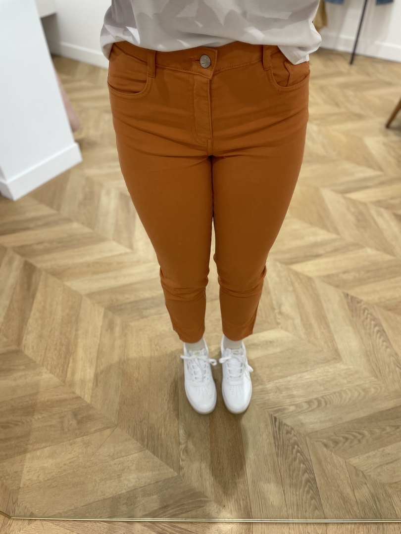 Pantalon chino abricot - La Fabrique de Vino