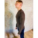 HM702078 LAMBSWOOL CREW 769 TEAK  3