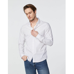 IKKS-CHEMISE SLIM BLANCHE IMPRIME MINI_COLONNES HOMME-MS12083-01_2