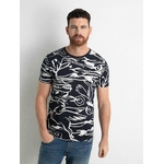 M-1020-TSR645 - Men T-Shirt SS AOP 5152 Midnight N