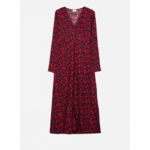 Robe midi ajustée avec un col V ORLANNE cassia fus