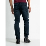 M-3020-DNM007 - Men Denim Slim fit 0001 Dark petro2