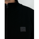 M-3020-SWC326 - Men Sweater Collar Zip 9999 Black  5