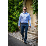 Seidensticker LONGSLEEVE - Polo - Navy/bleu Marine