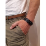 Bracelet tresse simple - noir - Petrol Industries 1