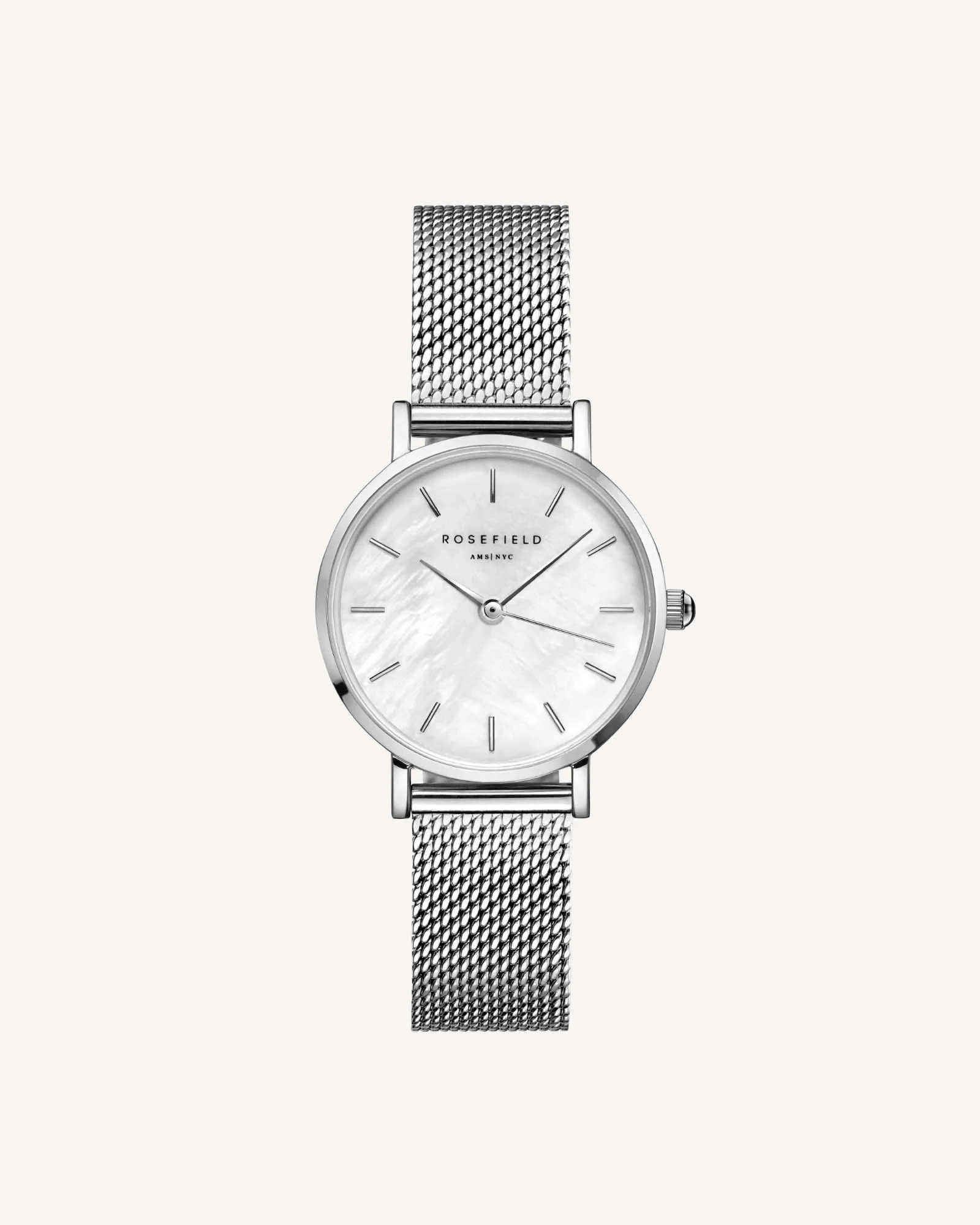 Montre Rosefield The Small argent 26WS-266