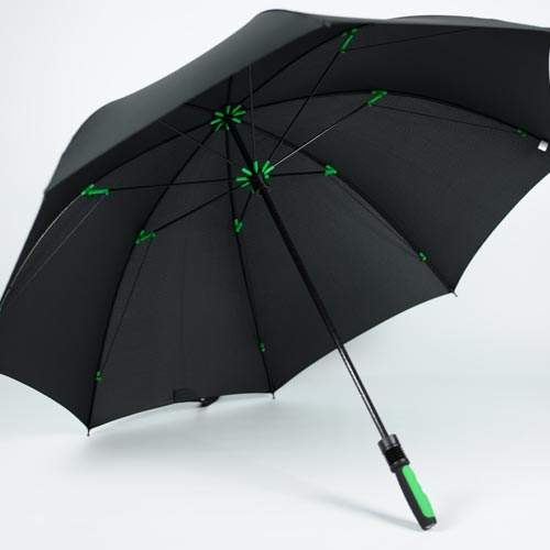 Parapluie Tempête Double Canopée 62 Pouces - Résistant Vent Fort - Pliable Automatique - Protection UPF50+ - Pour 2-3 Personnes