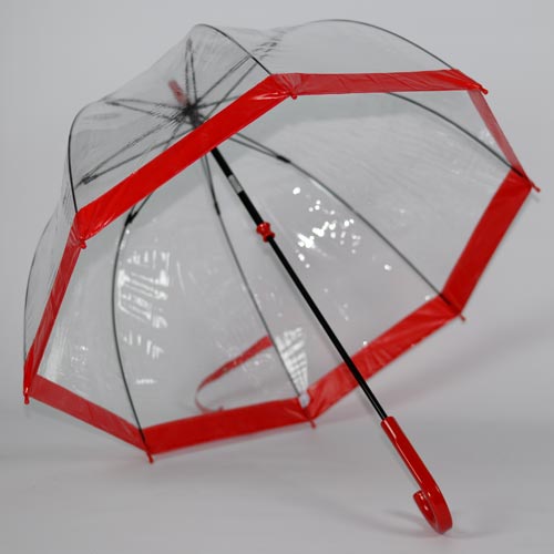 parapluie cloche rouge 1