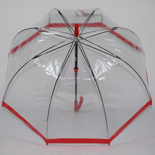 parapluie cloche rouge 3