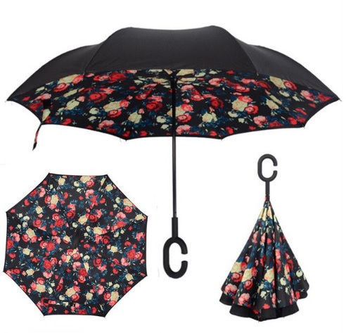 Parapluie inversé lily rose