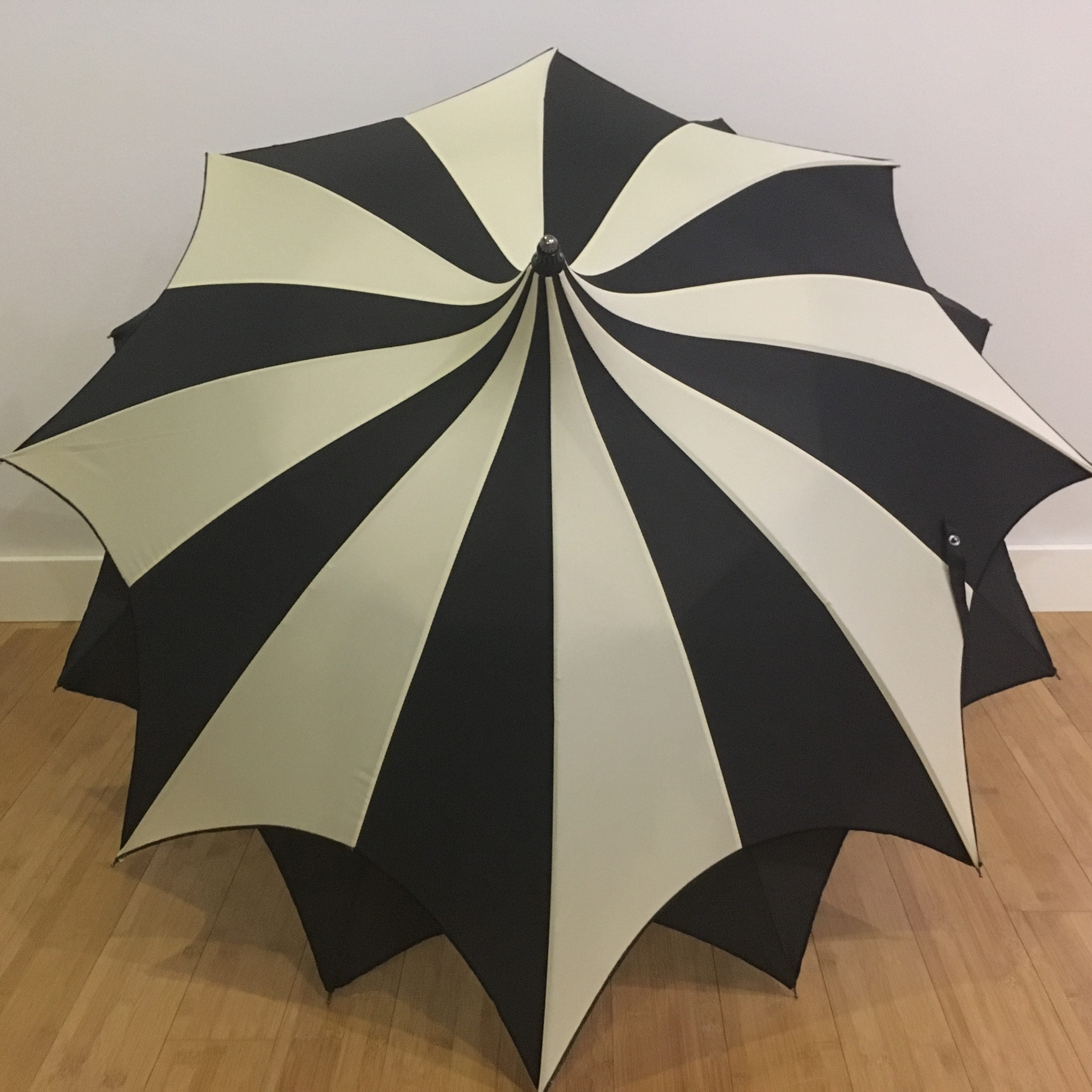 parapluie D'amazoni noir et blanc